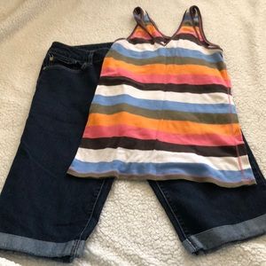 Capris and tank top